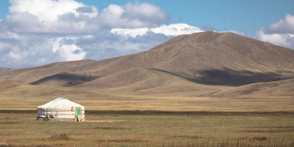 Mongolská jurta.