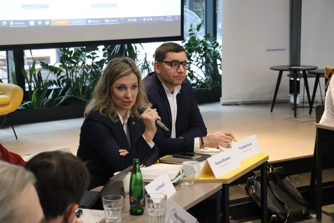 Účastníci a účastnice diskutovali také o pozemkových úpravách