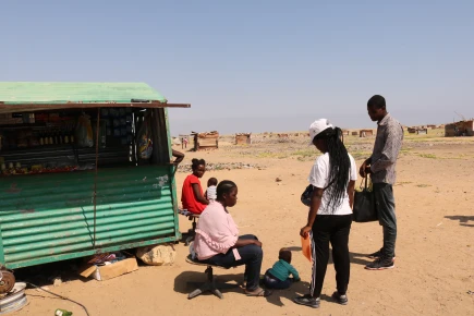 field activity in Namibe-Angola, Omande Win project