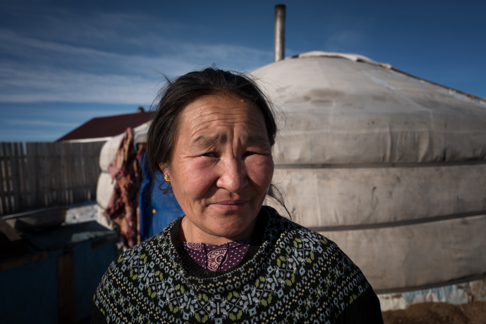  Dzud v Mongolsku