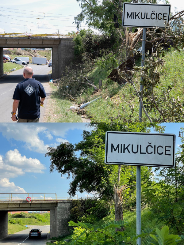 Mikulčice a pomoc s obnovou po tornádu i obnovou přírody