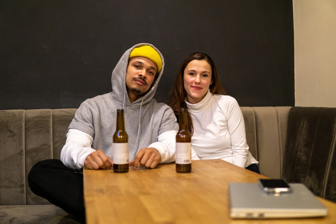 Rozhovor jsme vedli ve Forky's - veganské restauraci, se kterou Ben občas spolupracuje na přípravě svých cateringů.