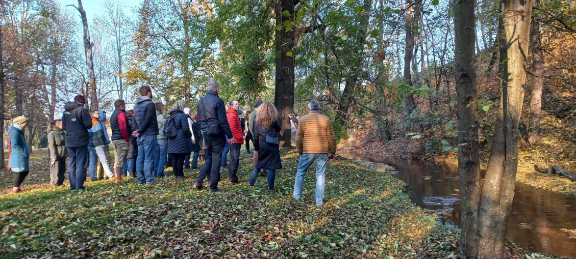 Komentovaná exkurze s Petrem Řezníčkem k revitalizovanému rameni Chrudimky.